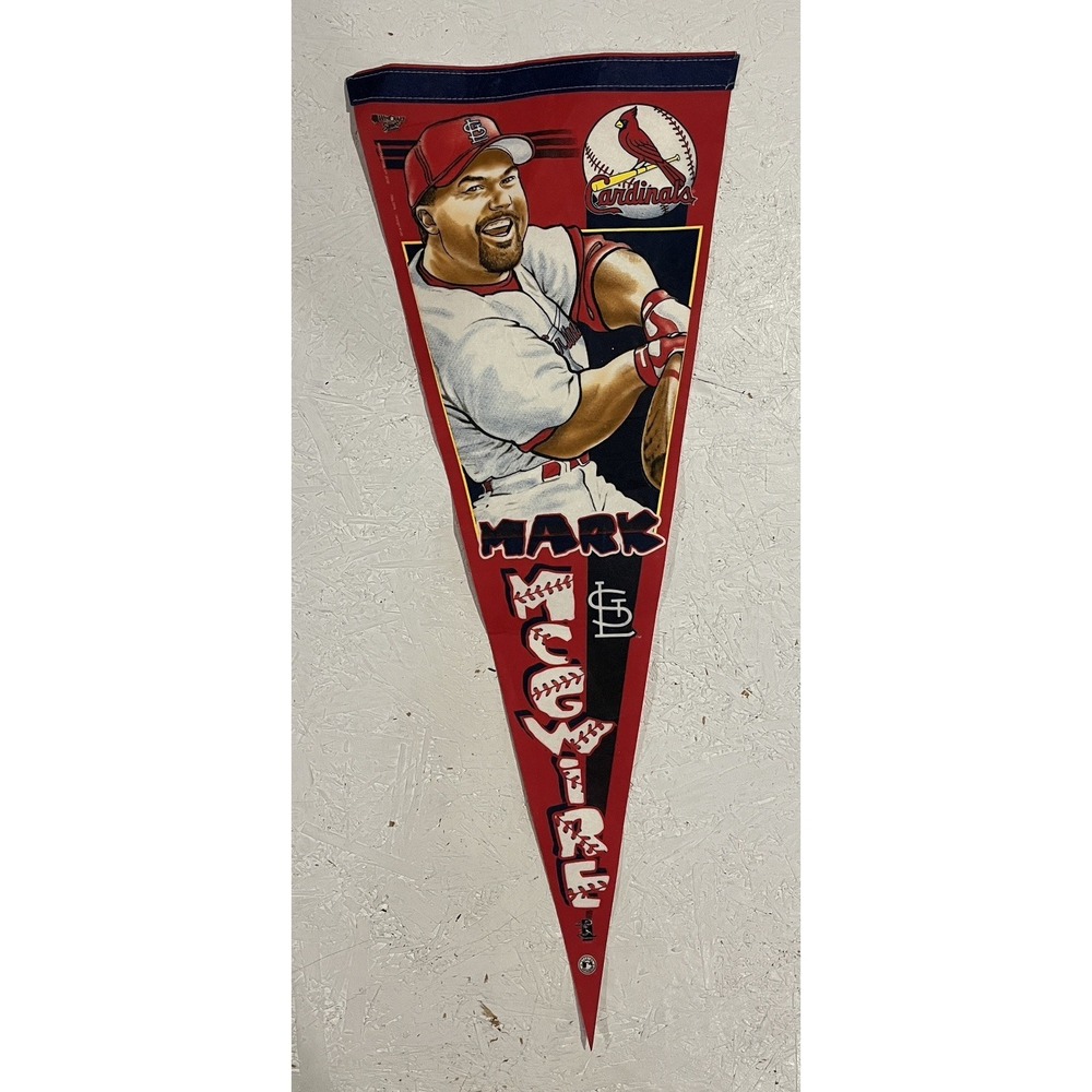 Vintage Mark McGwire St. Louis‎ Cardinals 1998 MLB Baseball Pennant